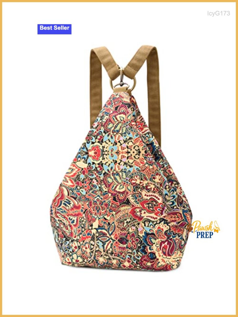 Women's Floral Butterfly Daypack Backpack with Anti-Theft Pocket